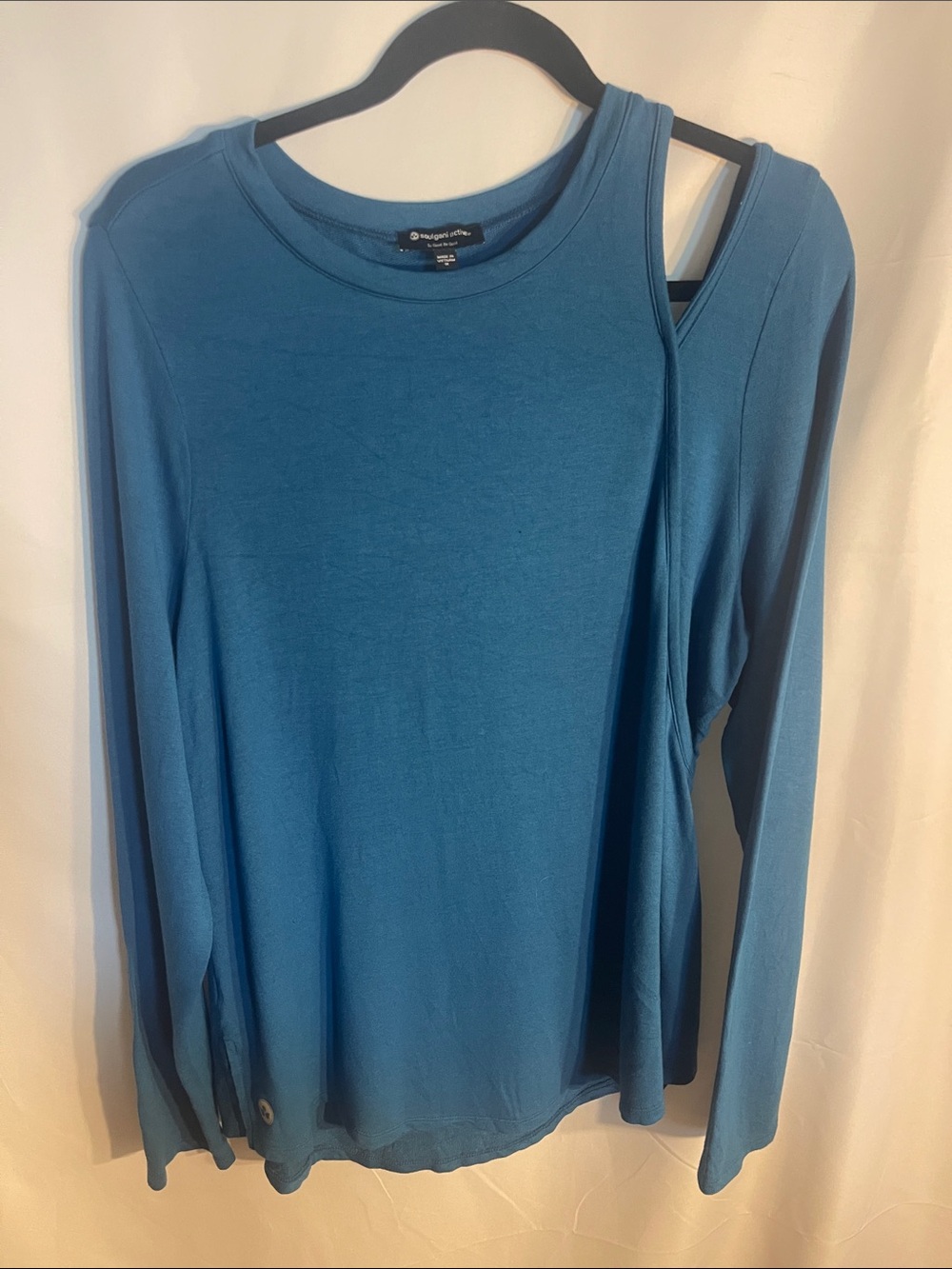 Soulgani Outdoors Women's Blue Long Sleeve Crewneck Top